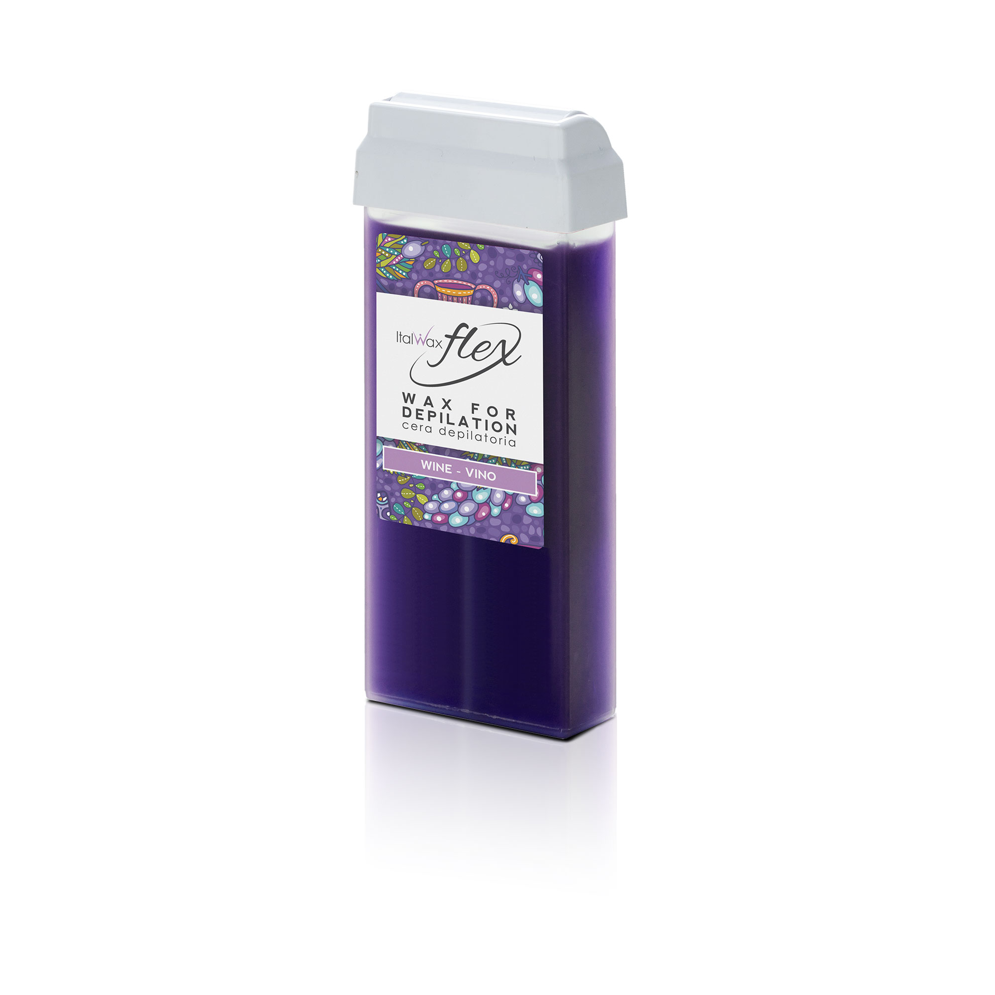 Cera em cartucho de vinho – Italwax Flex, 100 ml - ITALWAX