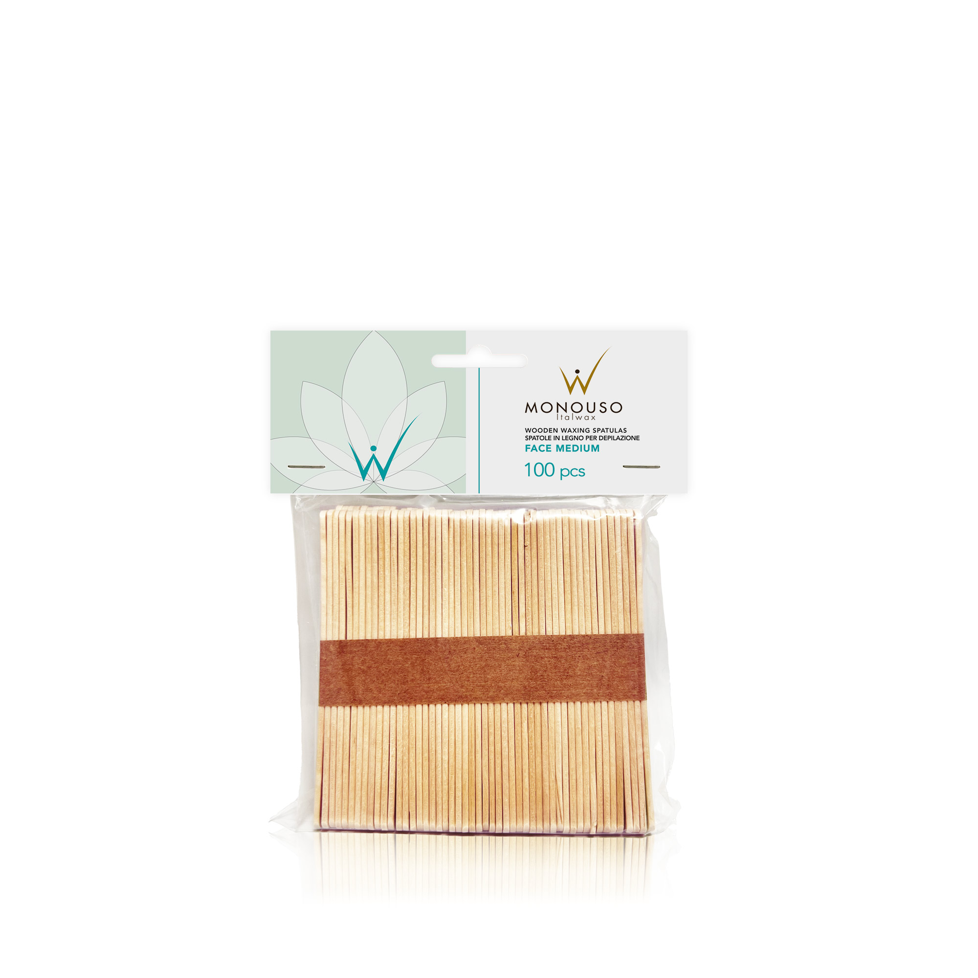Wooden spatulas face medium – Italwax - ITALWAX