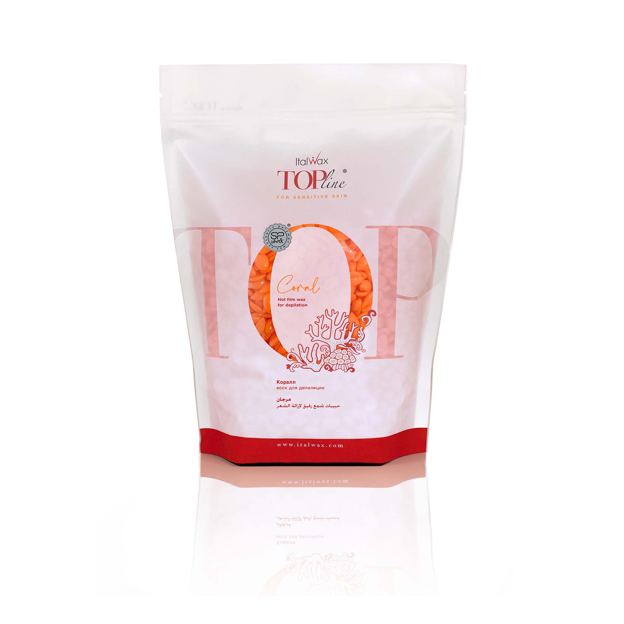 Hypoallergenes Coral-Wachs – Italwax Top Line, 750 g - ITALWAX
