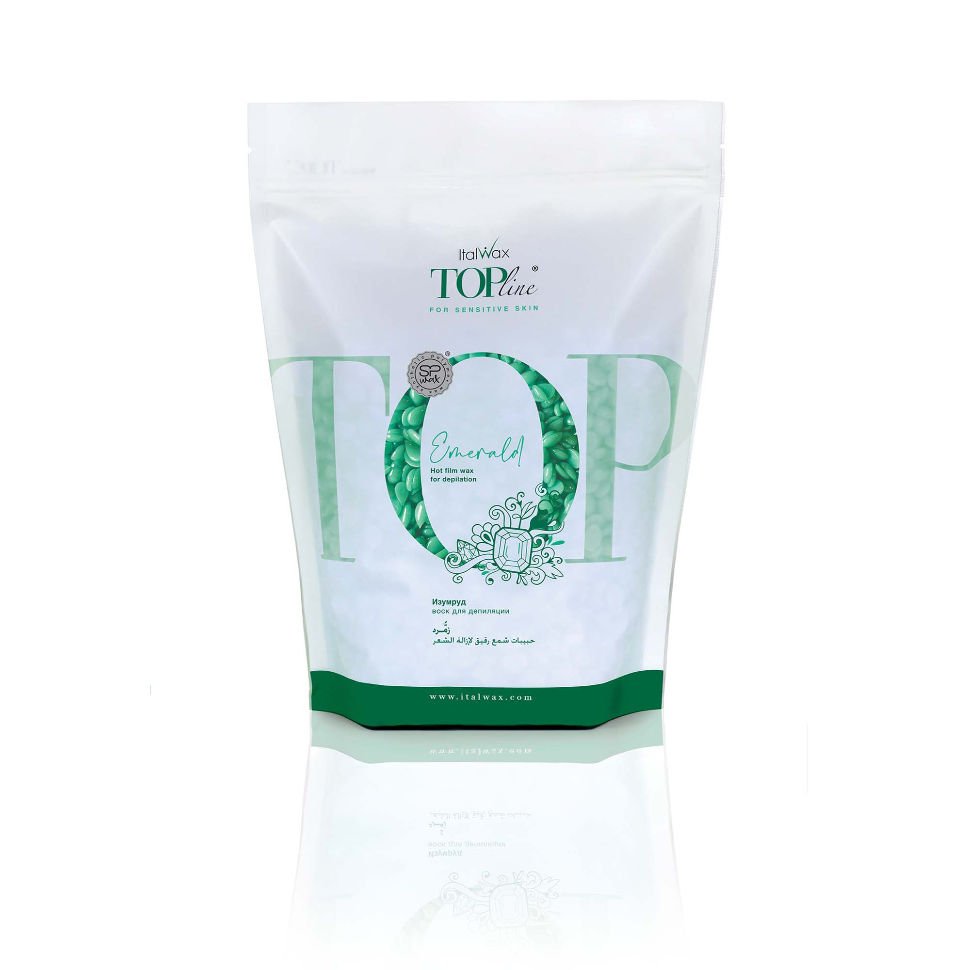 Hypoallergenes Wachs Emerald – Italwax Top Line, 750 g - ITALWAX