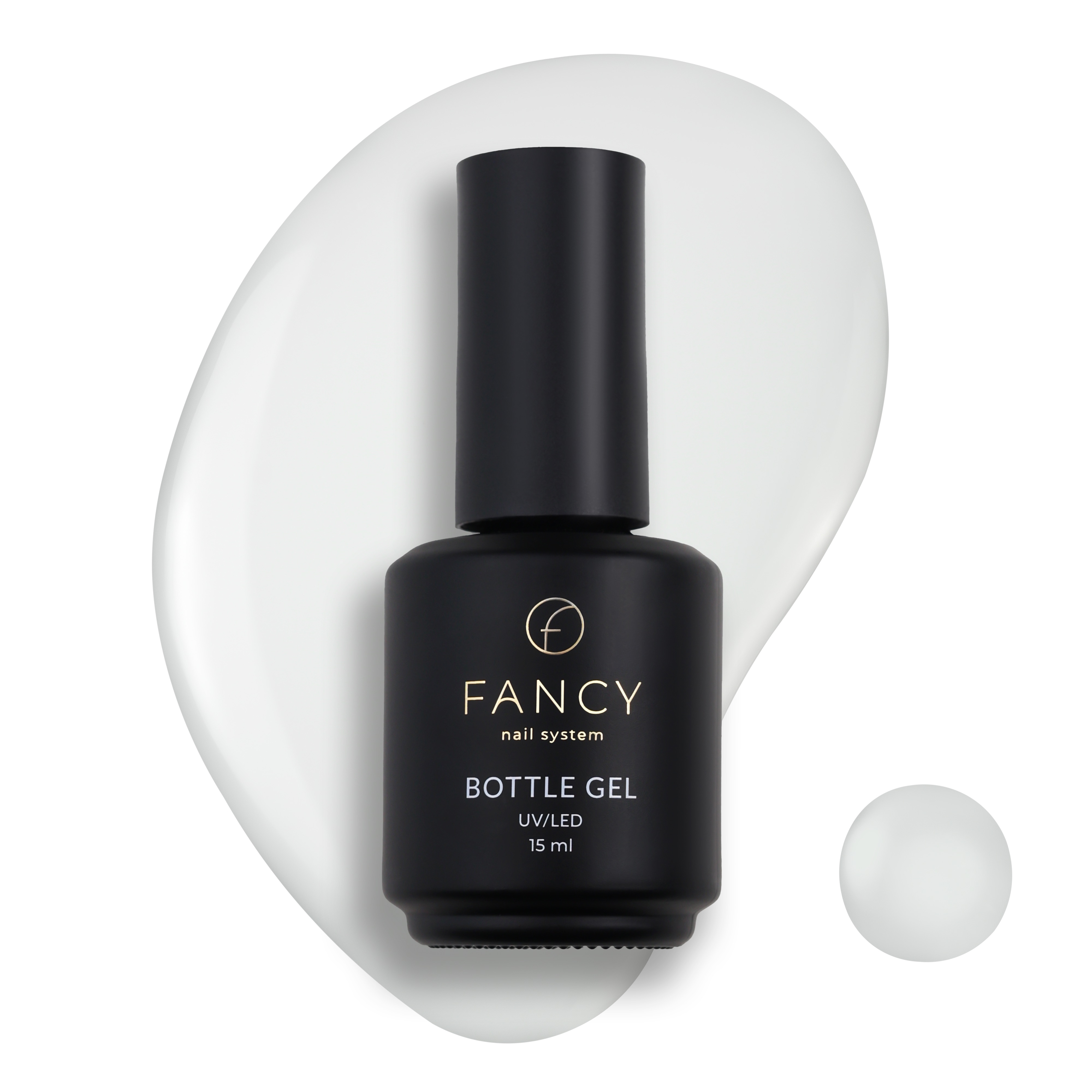 Bottle Gel Milky White 15 ml - FANCY