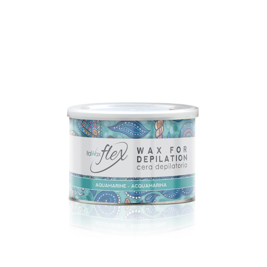 Cire tiède Aquamarine – Italwax Flex, 400 ml - ITALWAX