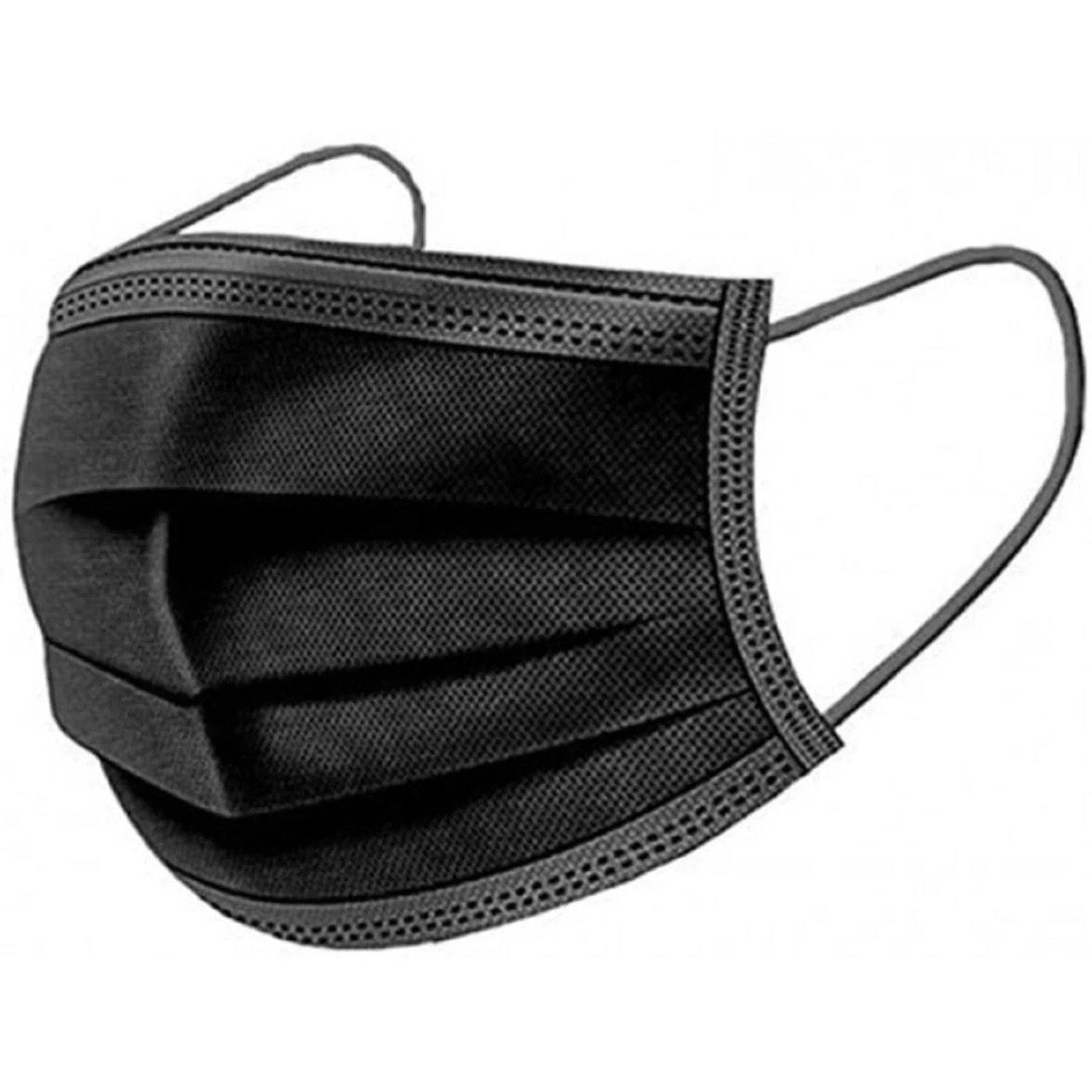 Chirurgische Maske schwarz – Opharm, 50 Stück - Opharm