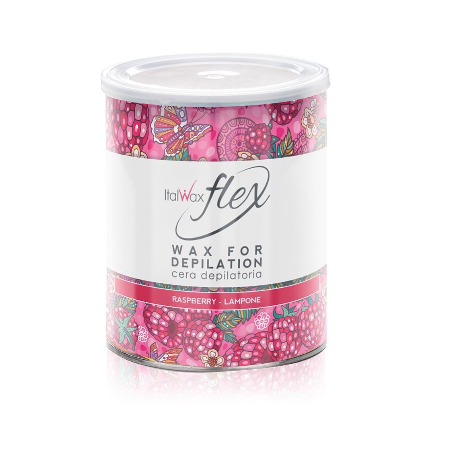 Cire tiède Raspberry – Italwax Flex, 800 ml - ITALWAX