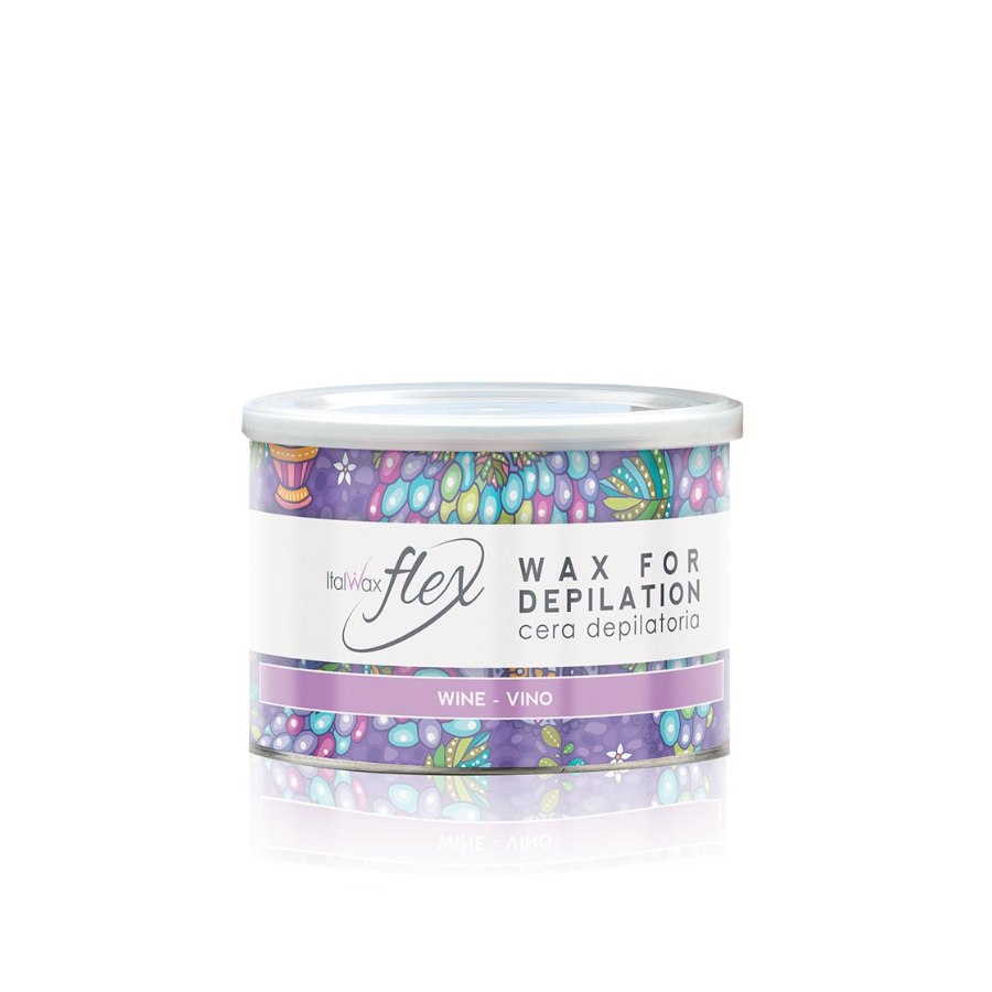 Cire tiède Wine – Italwax Flex, 400 ml - ITALWAX