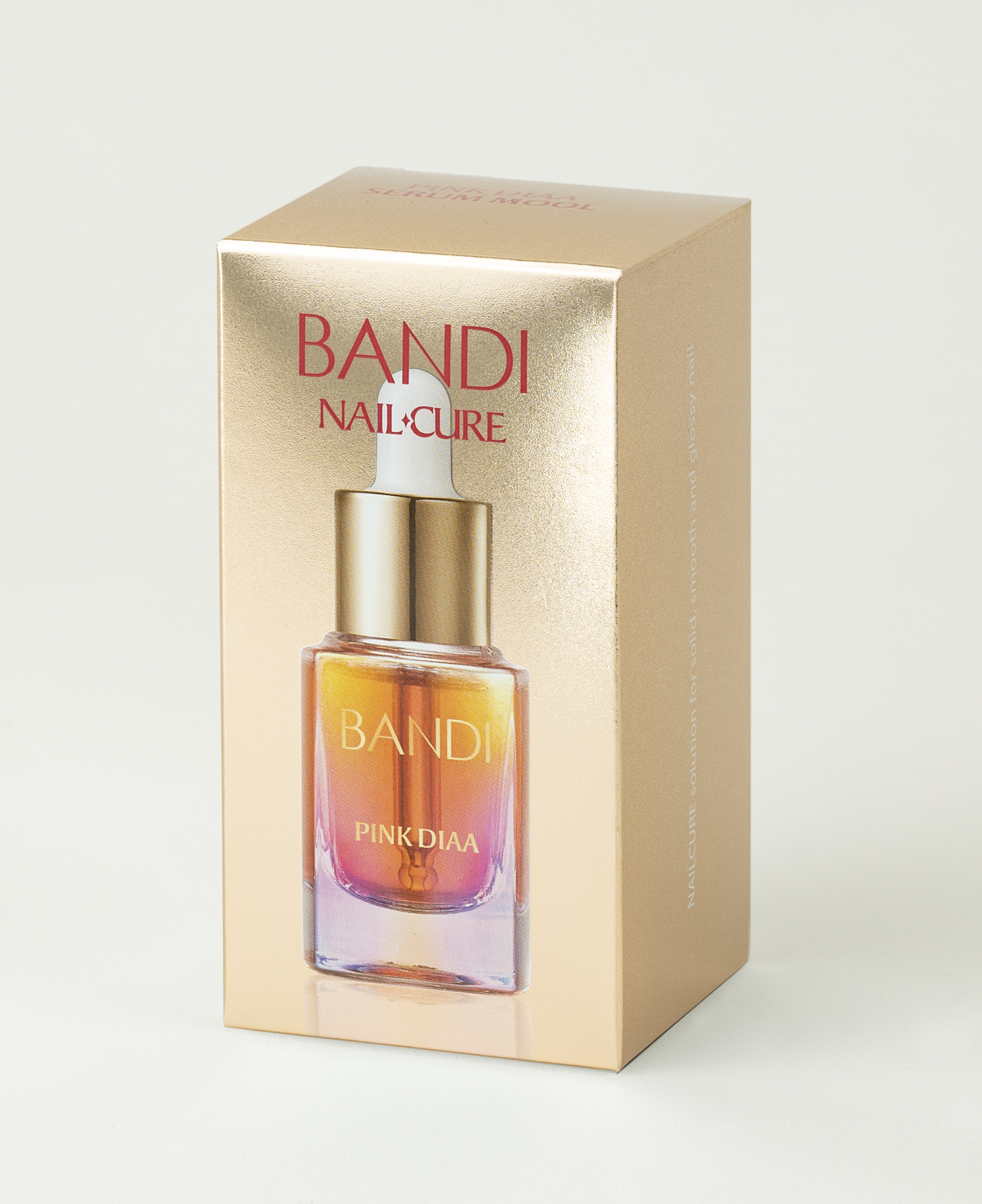BANDI NAILCURE – Pink DIAA Serum Mool Sérum gel nutritif pour ongles et cuticules - BANDI