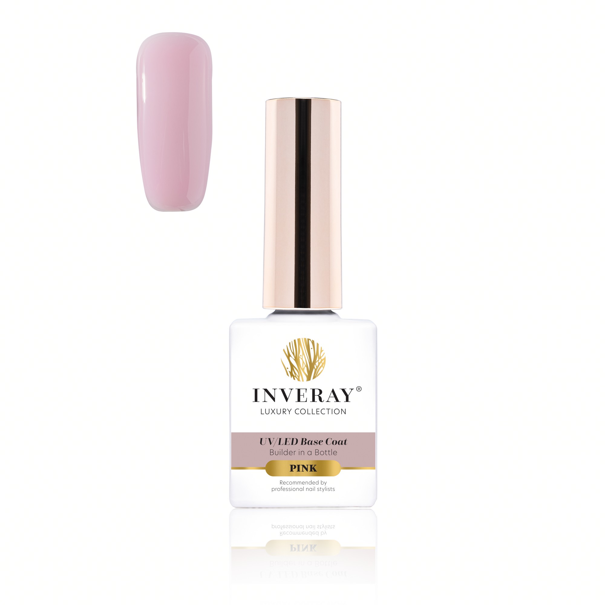 Base Coat BUILDER IN A BOTTLE Pink Inveray - INVERAY